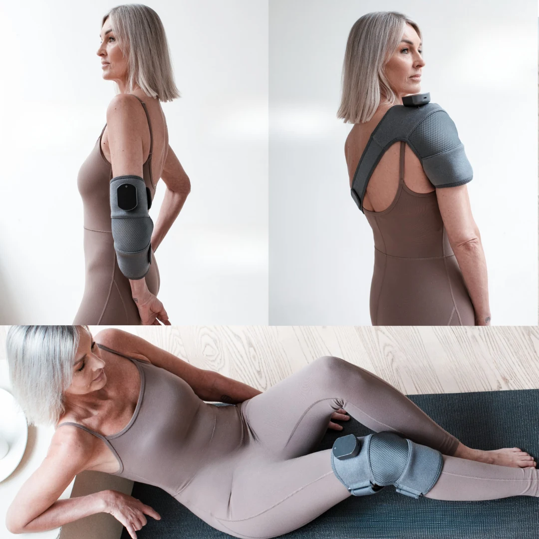 The wrap worn on the shoulder, upper arm and knee