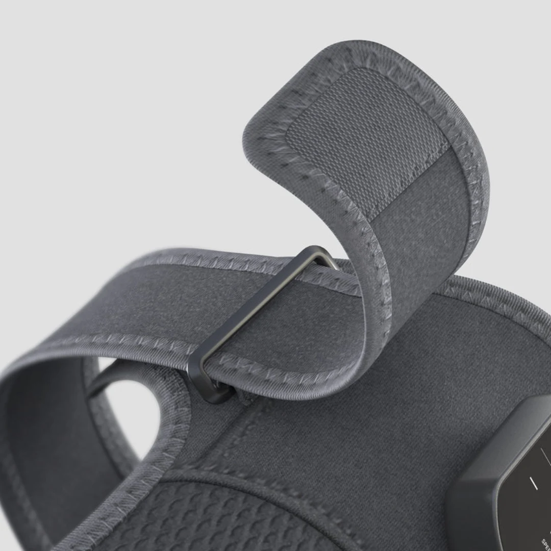 Close-up of the adjustable strap